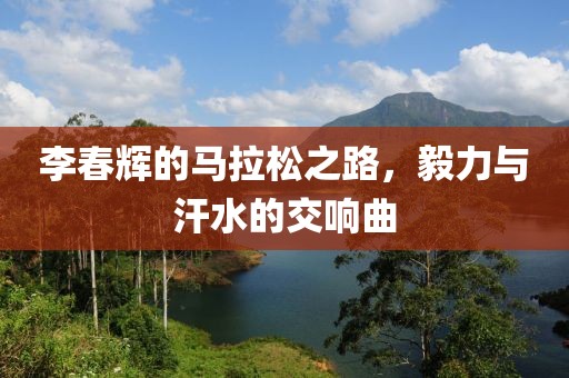 李春辉的马拉松之路，毅力与汗水的交响曲