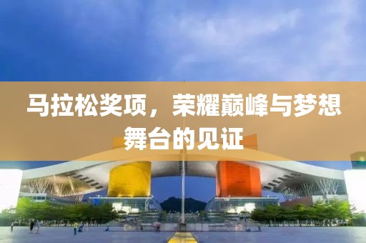 马拉松奖项，荣耀巅峰与梦想舞台的见证