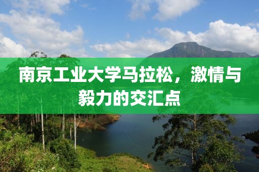 南京工业大学马拉松，激情与毅力的交汇点