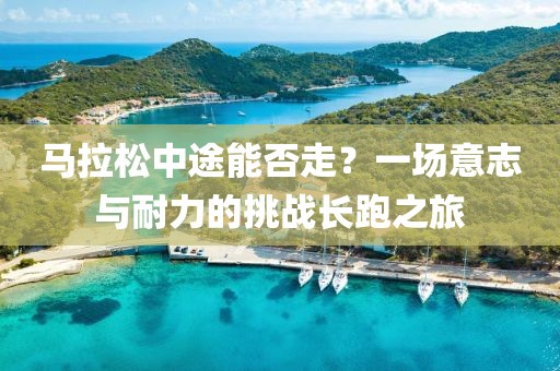 马拉松中途能否走？一场意志与耐力的挑战长跑之旅