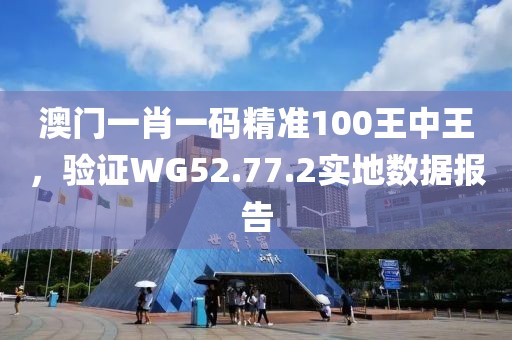 澳门一肖一码精准100王中王，验证WG52.77.2实地数据报告