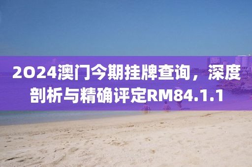 2O24澳门今期挂牌查询，深度剖析与精确评定RM84.1.1