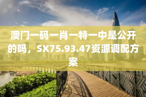 澳门一码一肖一特一中是公开的吗，SX75.93.47资源调配方案