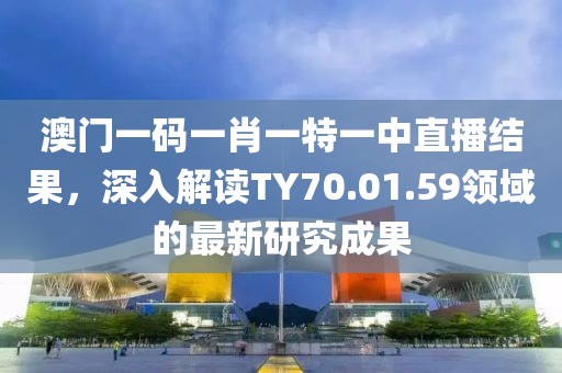 澳门一码一肖一特一中直播结果，深入解读TY70.01.59领域的最新研究成果
