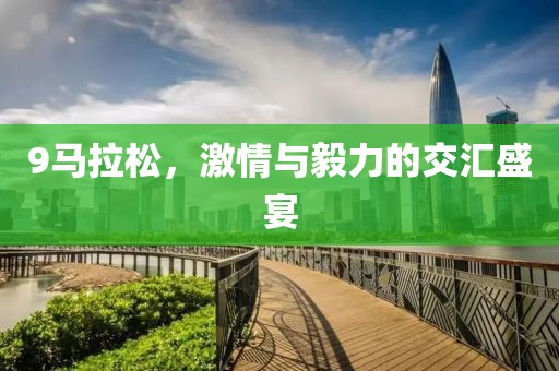 9马拉松，激情与毅力的交汇盛宴