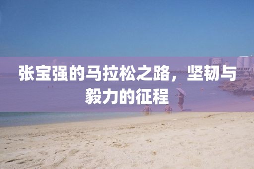 张宝强的马拉松之路，坚韧与毅力的征程