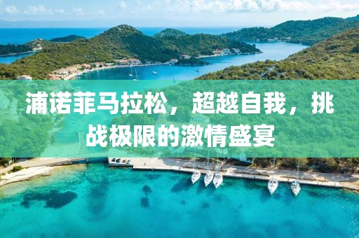 浦诺菲马拉松，超越自我，挑战极限的激情盛宴