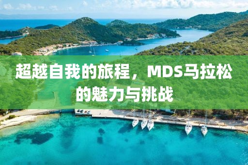 超越自我的旅程，MDS马拉松的魅力与挑战