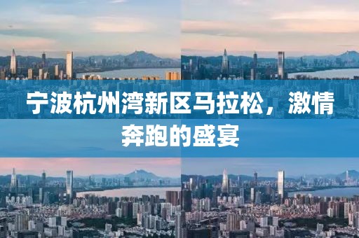 宁波杭州湾新区马拉松，激情奔跑的盛宴