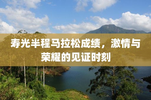寿光半程马拉松成绩，激情与荣耀的见证时刻