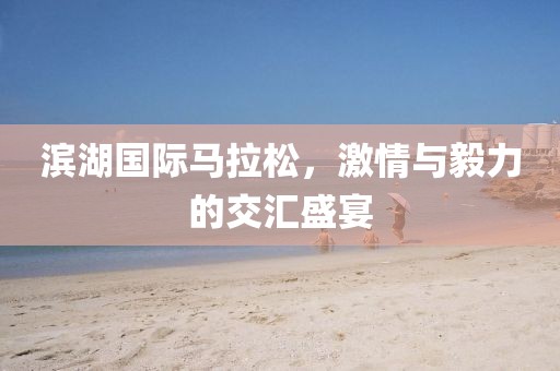 滨湖国际马拉松，激情与毅力的交汇盛宴