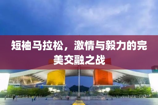 短袖马拉松，激情与毅力的完美交融之战