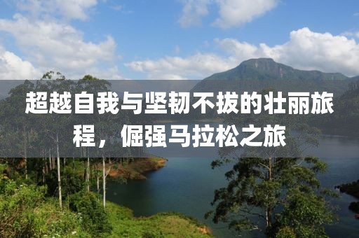 超越自我与坚韧不拔的壮丽旅程，倔强马拉松之旅
