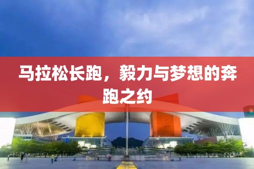 马拉松长跑，毅力与梦想的奔跑之约