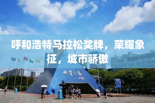 呼和浩特马拉松奖牌，荣耀象征，城市骄傲