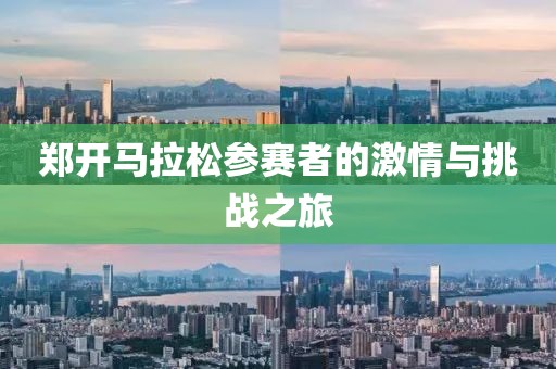 郑开马拉松参赛者的激情与挑战之旅