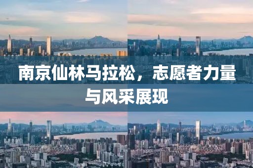 南京仙林马拉松，志愿者力量与风采展现