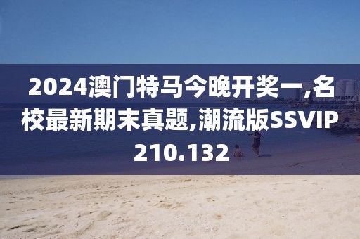 2024澳门特马今晚开奖一,名校最新期末真题,潮流版SSVIP210.132