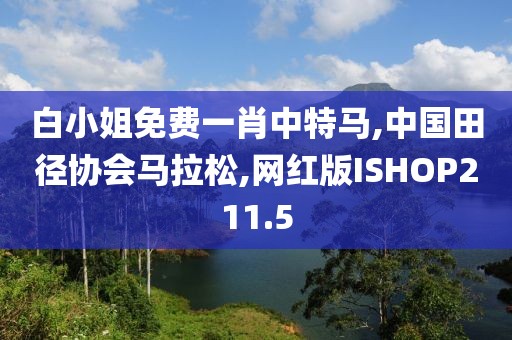 白小姐免费一肖中特马,中国田径协会马拉松,网红版ISHOP211.5