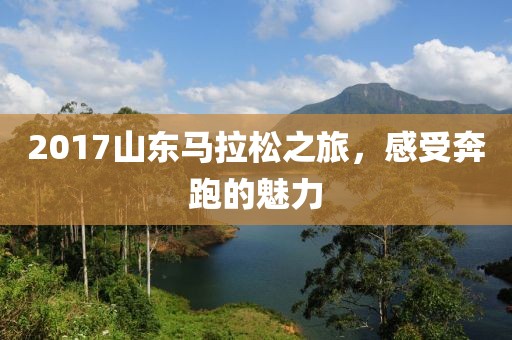2017山东马拉松之旅，感受奔跑的魅力