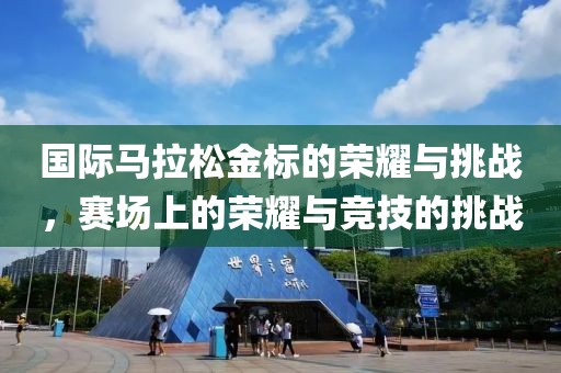 国际马拉松金标的荣耀与挑战，赛场上的荣耀与竞技的挑战