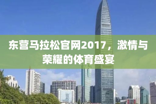 东营马拉松官网2017，激情与荣耀的体育盛宴