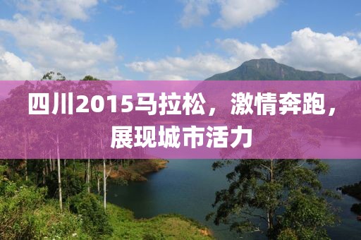 四川2015马拉松，激情奔跑，展现城市活力