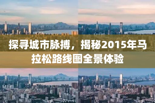 探寻城市脉搏，揭秘2015年马拉松路线图全景体验
