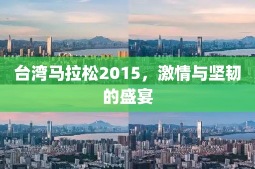 台湾马拉松2015，激情与坚韧的盛宴