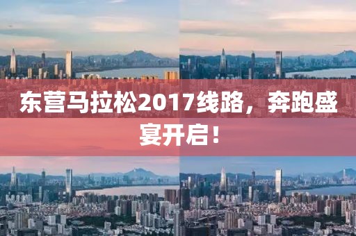 东营马拉松2017线路，奔跑盛宴开启！