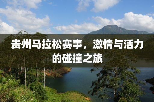 贵州马拉松赛事，激情与活力的碰撞之旅