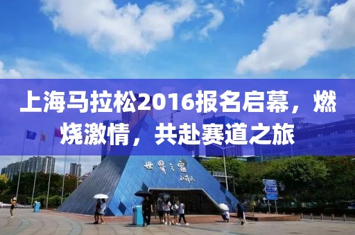 上海马拉松2016报名启幕，燃烧激情，共赴赛道之旅