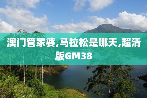 澳门管家婆,马拉松是哪天,超清版GM38