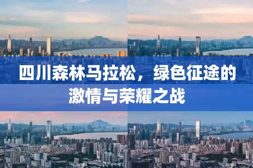 四川森林马拉松，绿色征途的激情与荣耀之战
