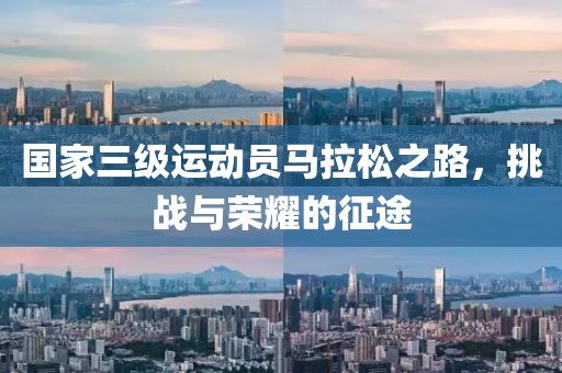 国家三级运动员马拉松之路，挑战与荣耀的征途