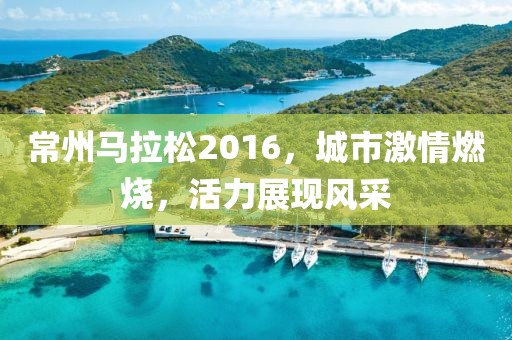 常州马拉松2016，城市激情燃烧，活力展现风采