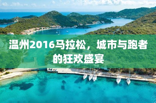 温州2016马拉松，城市与跑者的狂欢盛宴
