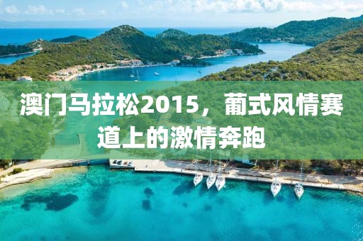 澳门马拉松2015，葡式风情赛道上的激情奔跑