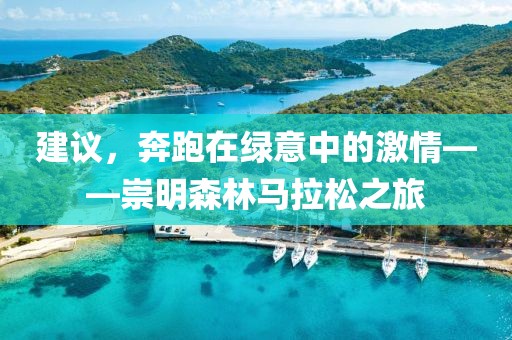 建议，奔跑在绿意中的激情——崇明森林马拉松之旅