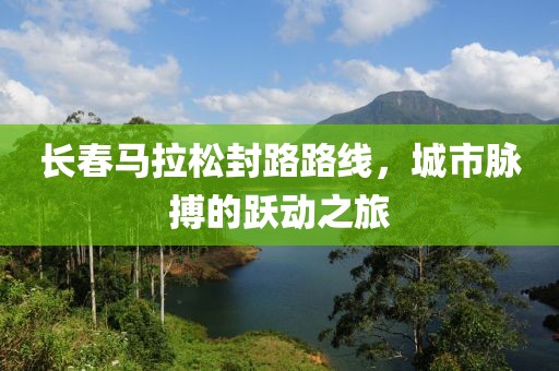 长春马拉松封路路线，城市脉搏的跃动之旅