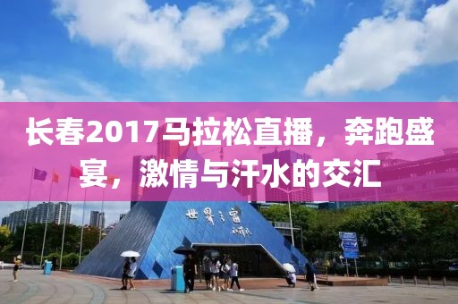 长春2017马拉松直播，奔跑盛宴，激情与汗水的交汇