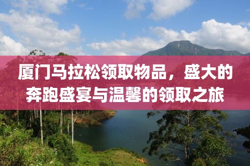 厦门马拉松领取物品，盛大的奔跑盛宴与温馨的领取之旅