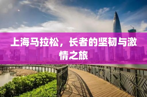 上海马拉松，长者的坚韧与激情之旅