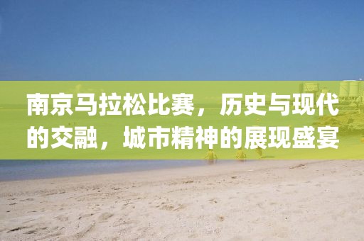 南京马拉松比赛，历史与现代的交融，城市精神的展现盛宴