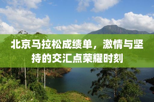 北京马拉松成绩单，激情与坚持的交汇点荣耀时刻