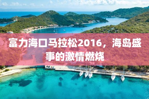 富力海口马拉松2016，海岛盛事的激情燃烧