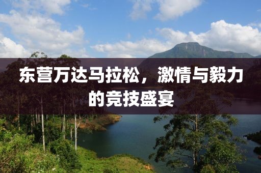 东营万达马拉松，激情与毅力的竞技盛宴