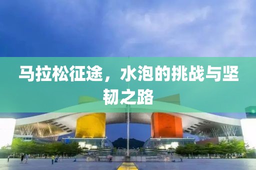 马拉松征途，水泡的挑战与坚韧之路