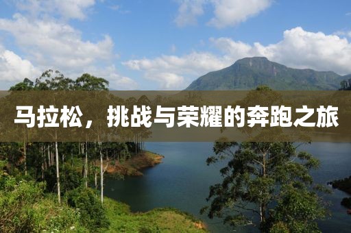 马拉松，挑战与荣耀的奔跑之旅