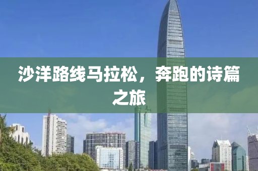 沙洋路线马拉松，奔跑的诗篇之旅
